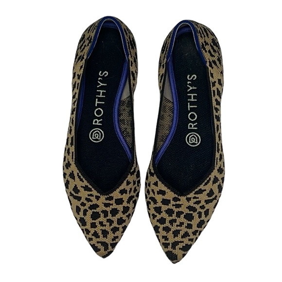 Rothy's Shoes - Rothy’s Animal Print Pointed Toe Ballet Flats